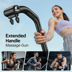 Dual-Head Handheld Muscle Massage Gun