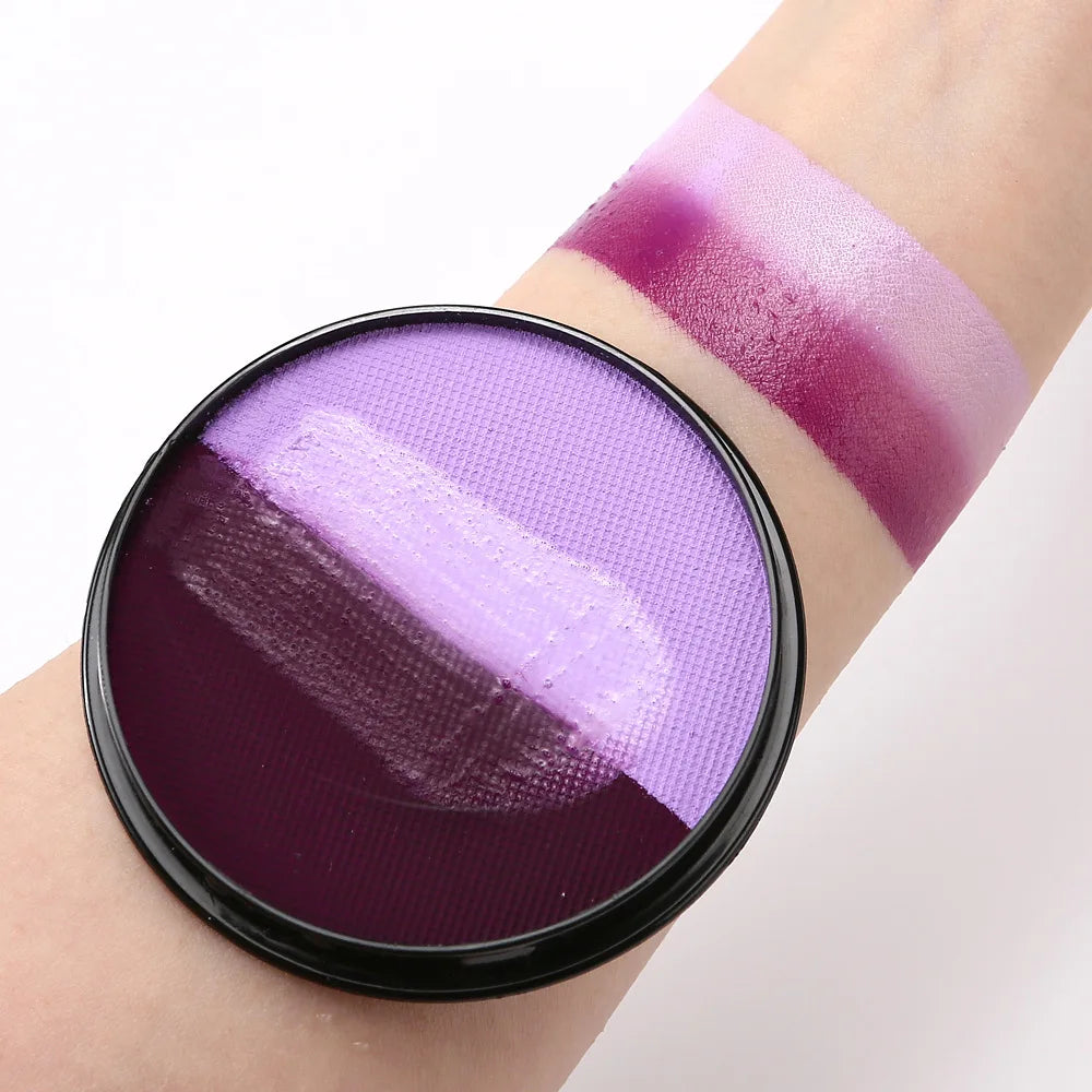 Double Color Face and Body Paint for Parties and Festivals