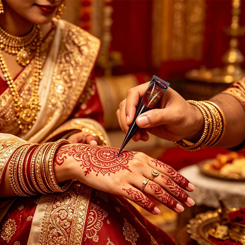 Semi-Permanent Organic Henna Tattoo Cream