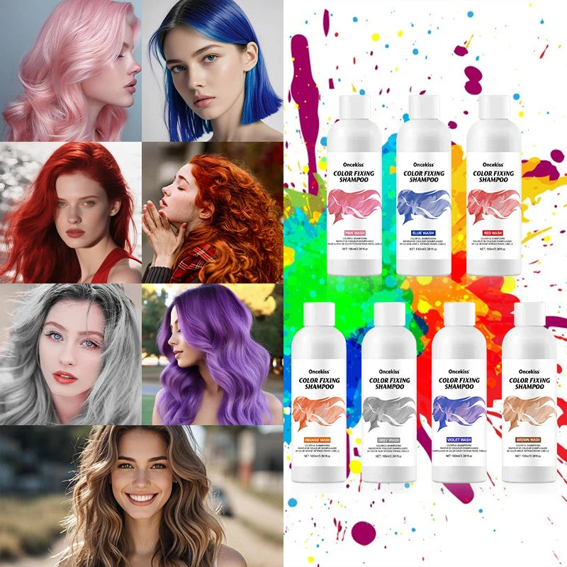 Color Depositing Semi-Permanent Hair Dye Shampoo
