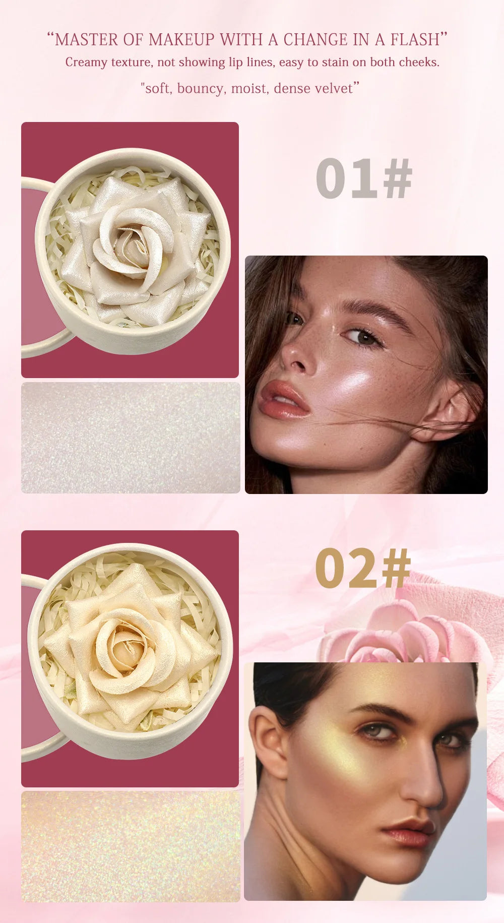3D Rose Petal Blush for a Natural Radiant Complexion - 14