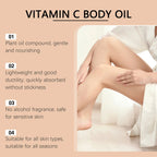 Vitamin C Brightening Body Oil for Glowing Hydrated Skin