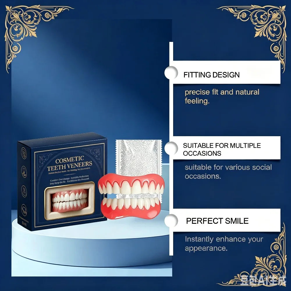 Custom Moldable Temporary Denture Kit for Natural Smile - 6