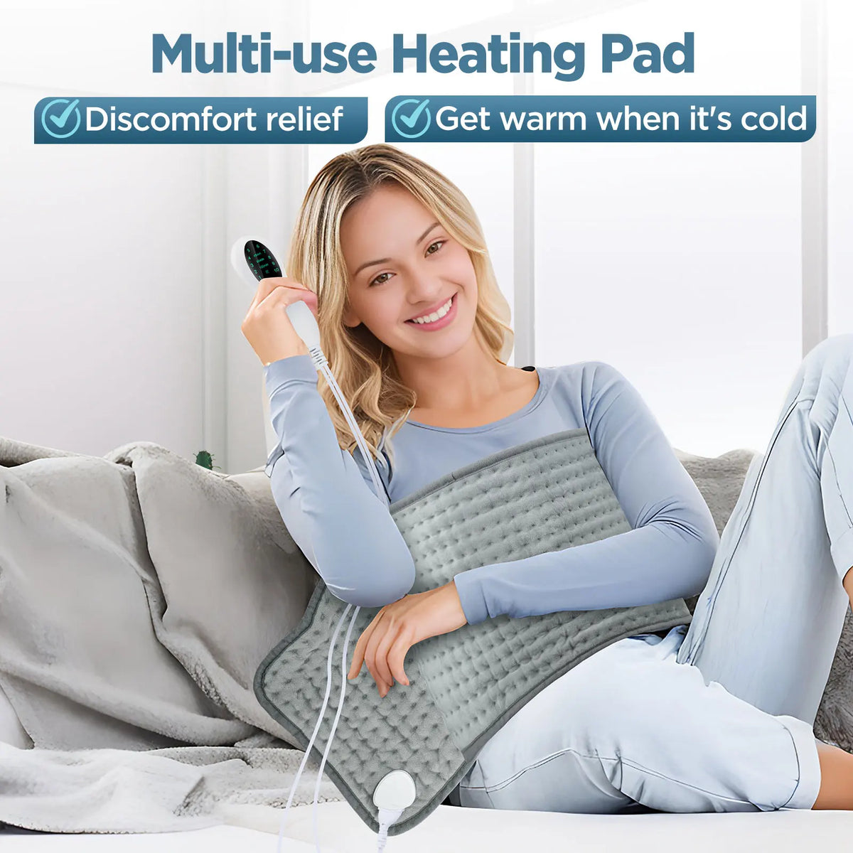 Electric Heating Pad for Back and Muscle Relief