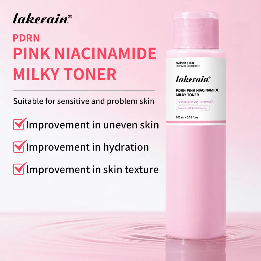 PDRN Niacinamide Milky Facial Toner for Glowing Hydrated Skin
