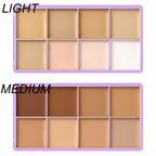 8-Shade Cream Concealer and Contour Palette
