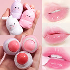 Cute Rabbit Moisturizing Lip Balm for Soft Lips