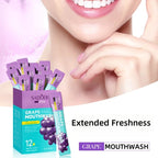 Portable Grape Mouthwash for Fresh Breath and Oral Hygiene