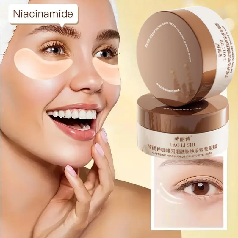 Caffeine Peptide Firming Eye Masks for Puffy Eyes