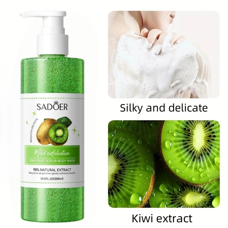 Exfoliating Kiwi Fruit Body Scrub Wash - 6