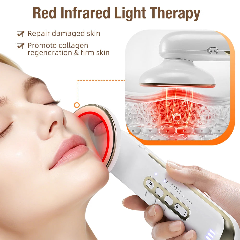 Ultrasonic EMS Body Slimming and Facial Lifting Massager - 4