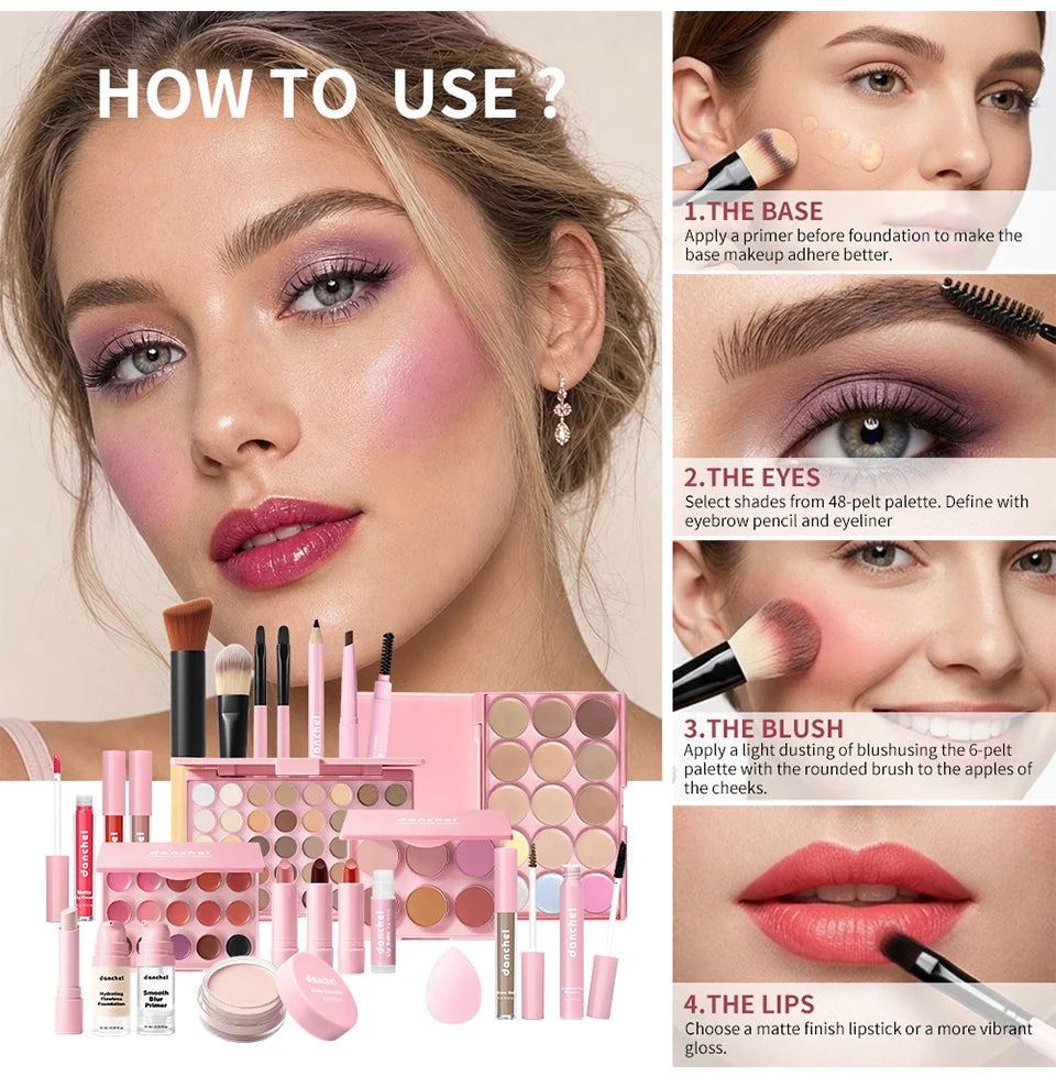 All-in-One Professional Makeup Collection Set