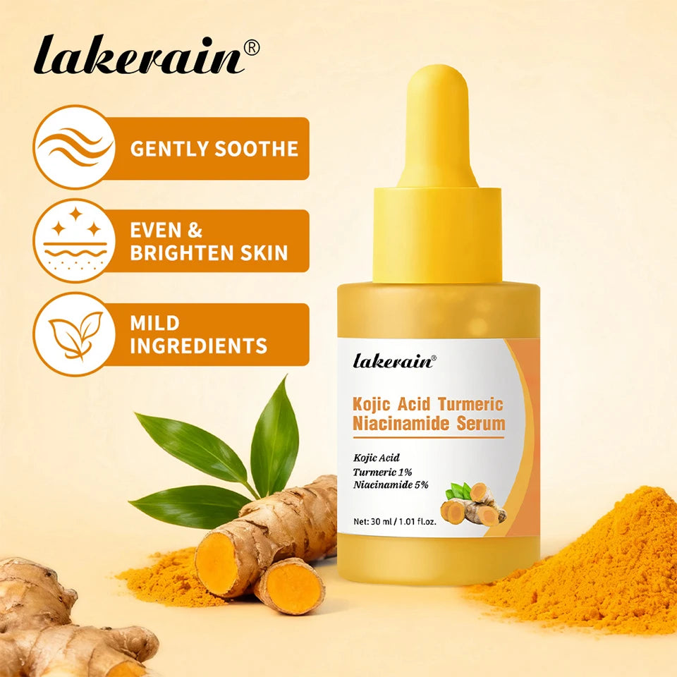 Brightening Kojic Acid & Turmeric Facial Serum