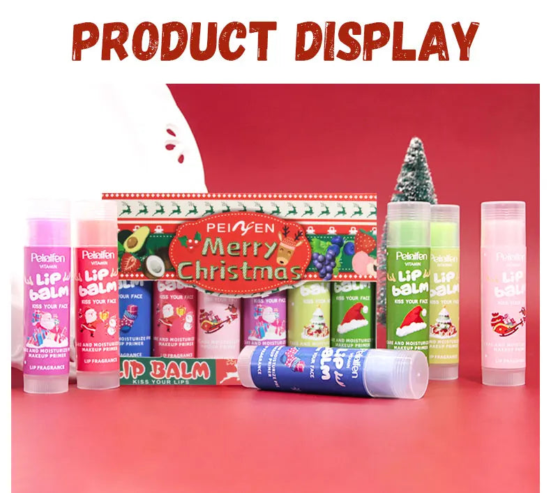 Fruit Flavored Moisturizing Lip Balm Set
