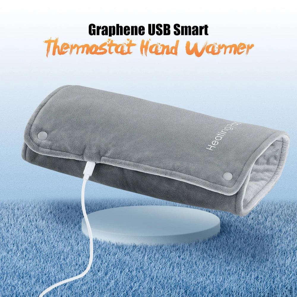 USB Heated Graphene Hand Warmer for Winter - 1