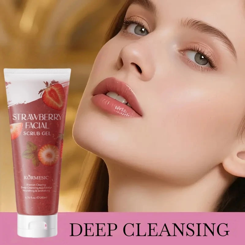 Gentle Exfoliating Facial Scrub Gel for Smooth Radiant Skin