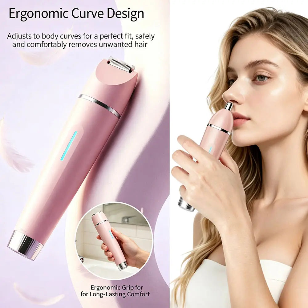 3-in-1 Waterproof Electric Shaver and Trimmer for Women - 6
