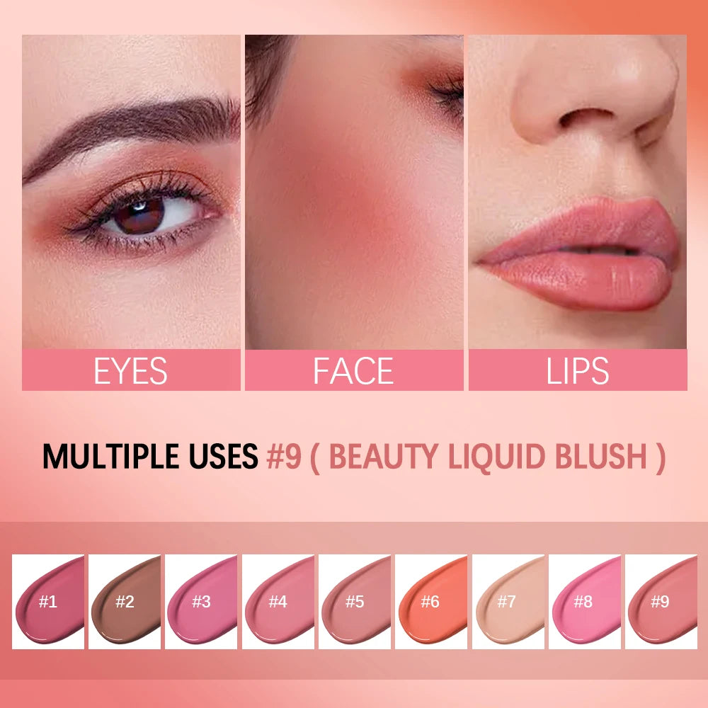 Long-Lasting Waterproof Liquid Blush