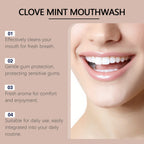 Clove Mint Mouthwash for Fresh Breath and Oral Care