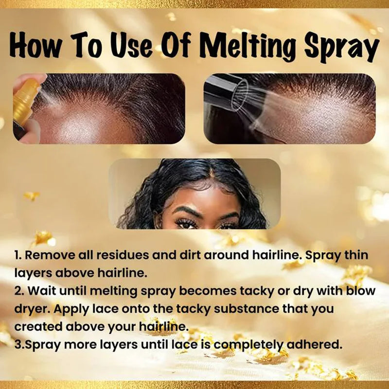 Invisible Lace Melting Spray for Wigs - 5