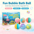 Moisturizing Fizzy Bath Bomb Set for Kids