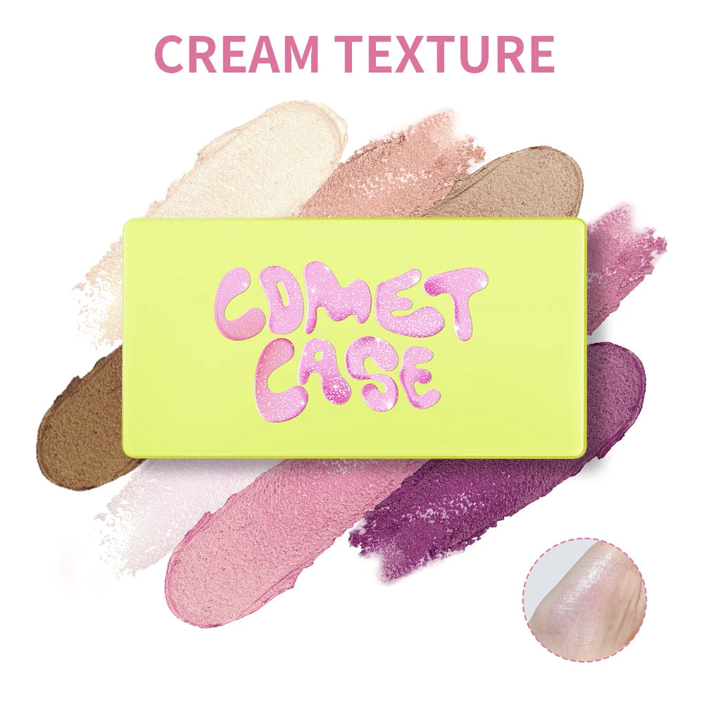 8-Color Cream Highlighter and Contour Palette