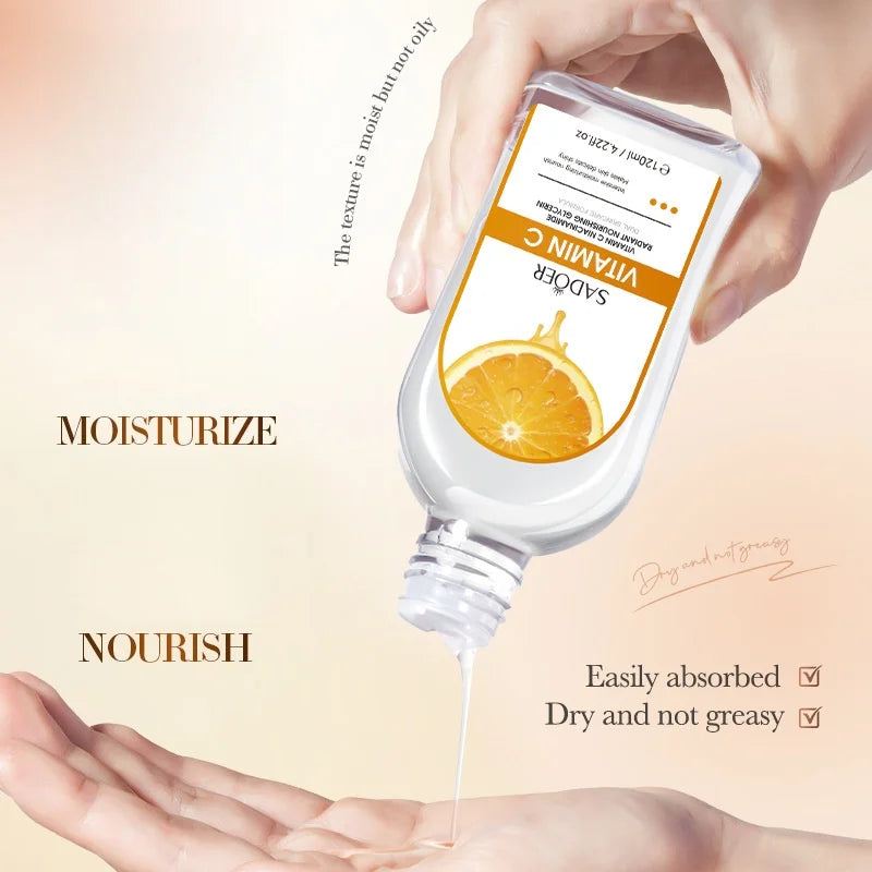 Vitamin C Brightening Face Serum for Radiant Hydrated Skin