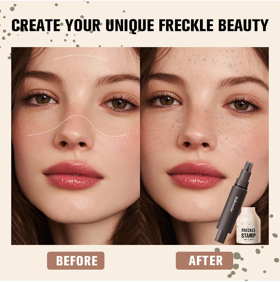 Waterproof Faux Freckle Stamp Pen for Natural Makeup Look