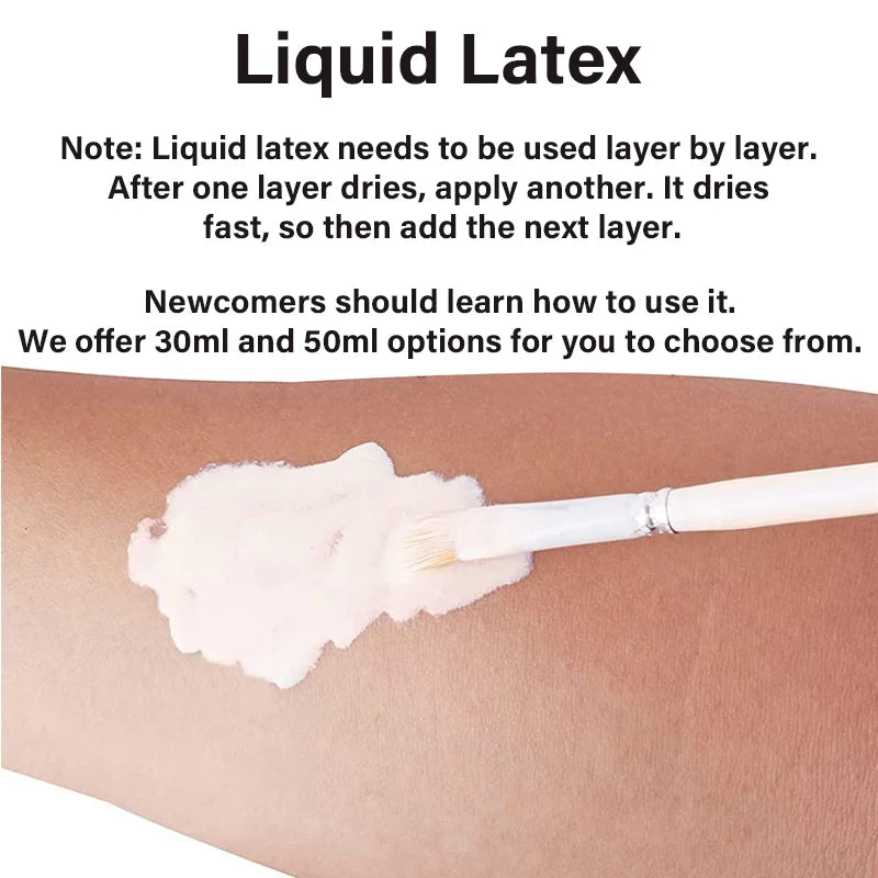 Liquid Latex Makeup Kit for Halloween SFX Scars and Prosthetics - 3