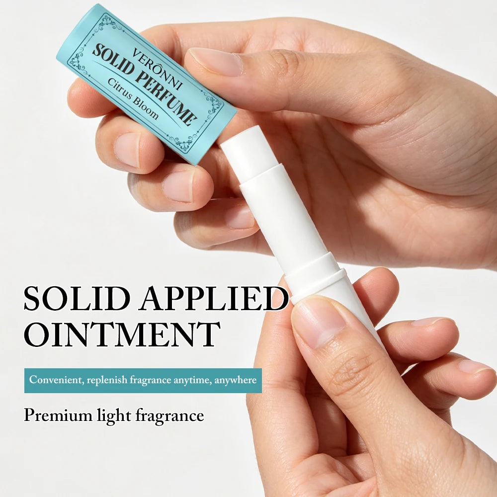 Portable Floral Solid Perfume Stick for Long-Lasting Fragrance - 5