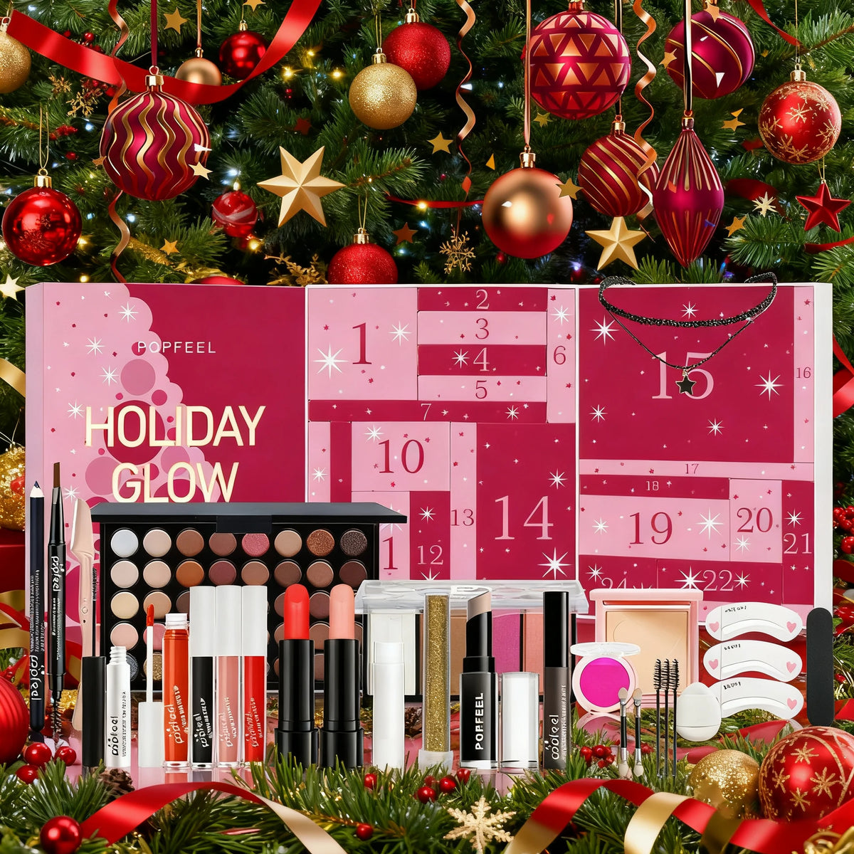 Holiday Makeup Advent Calendar Gift Set