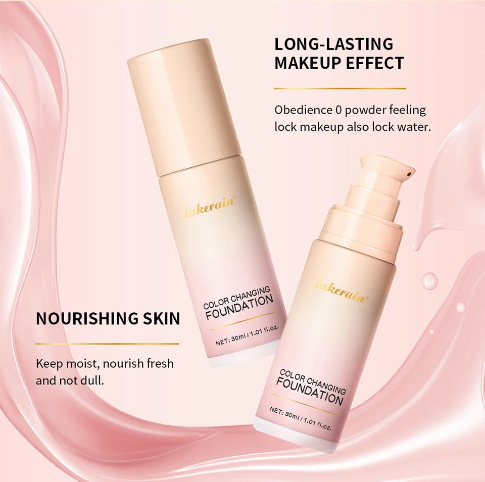 Color-Changing Liquid Foundation for Flawless Skin Tone - 12