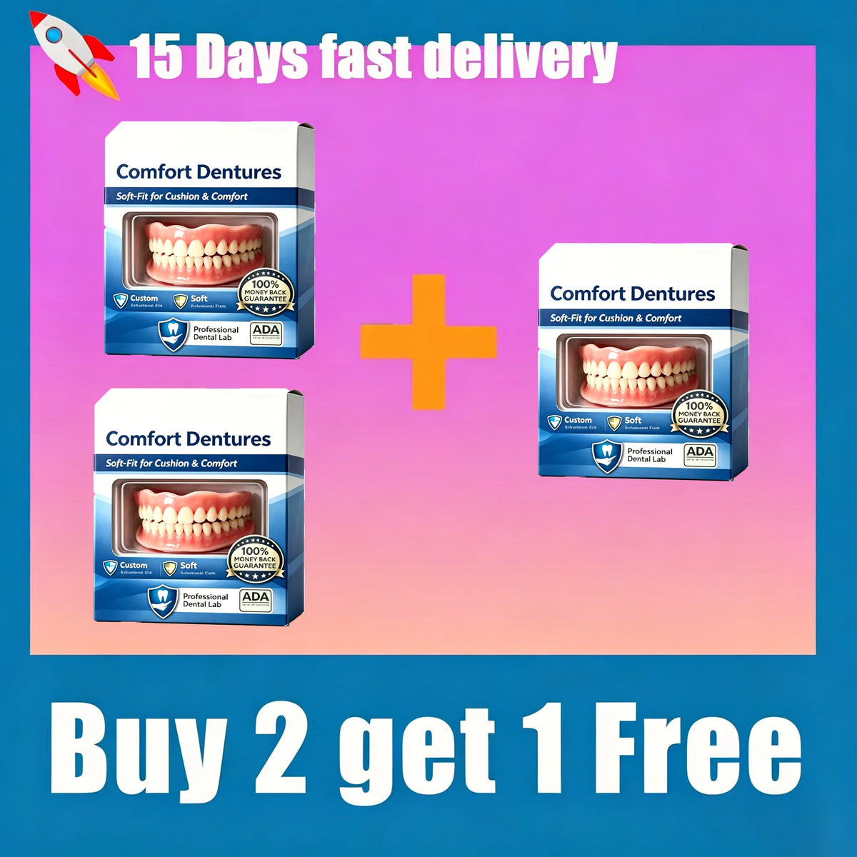 Comfort Fit Snap-On Smile Veneers for Instant Teeth Whitening