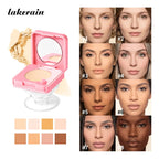 Oil-Control Pressed Powder Compact with Integrated Phone Grip
