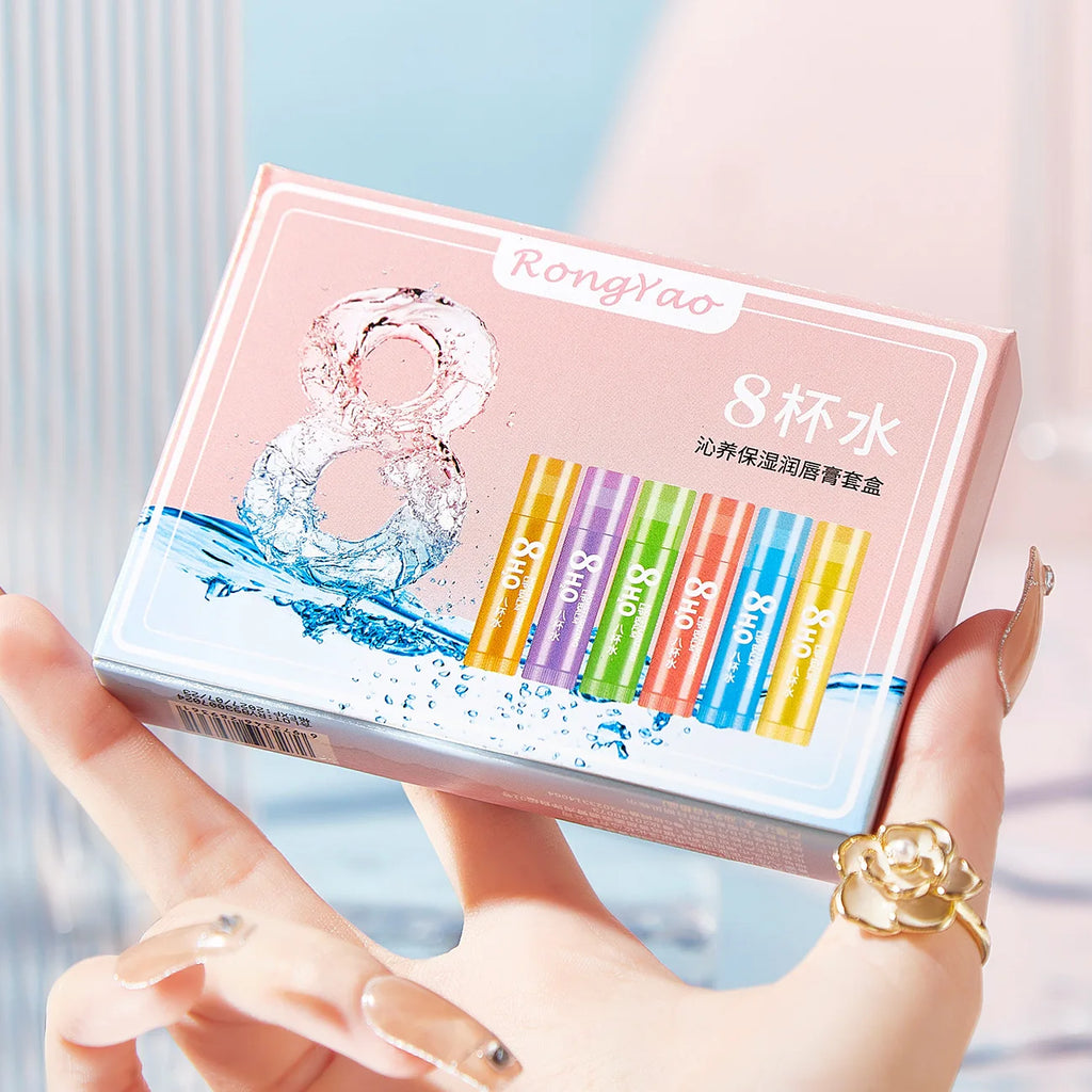 Hydrating Lip Balm Set for Dry and Chapped Lips