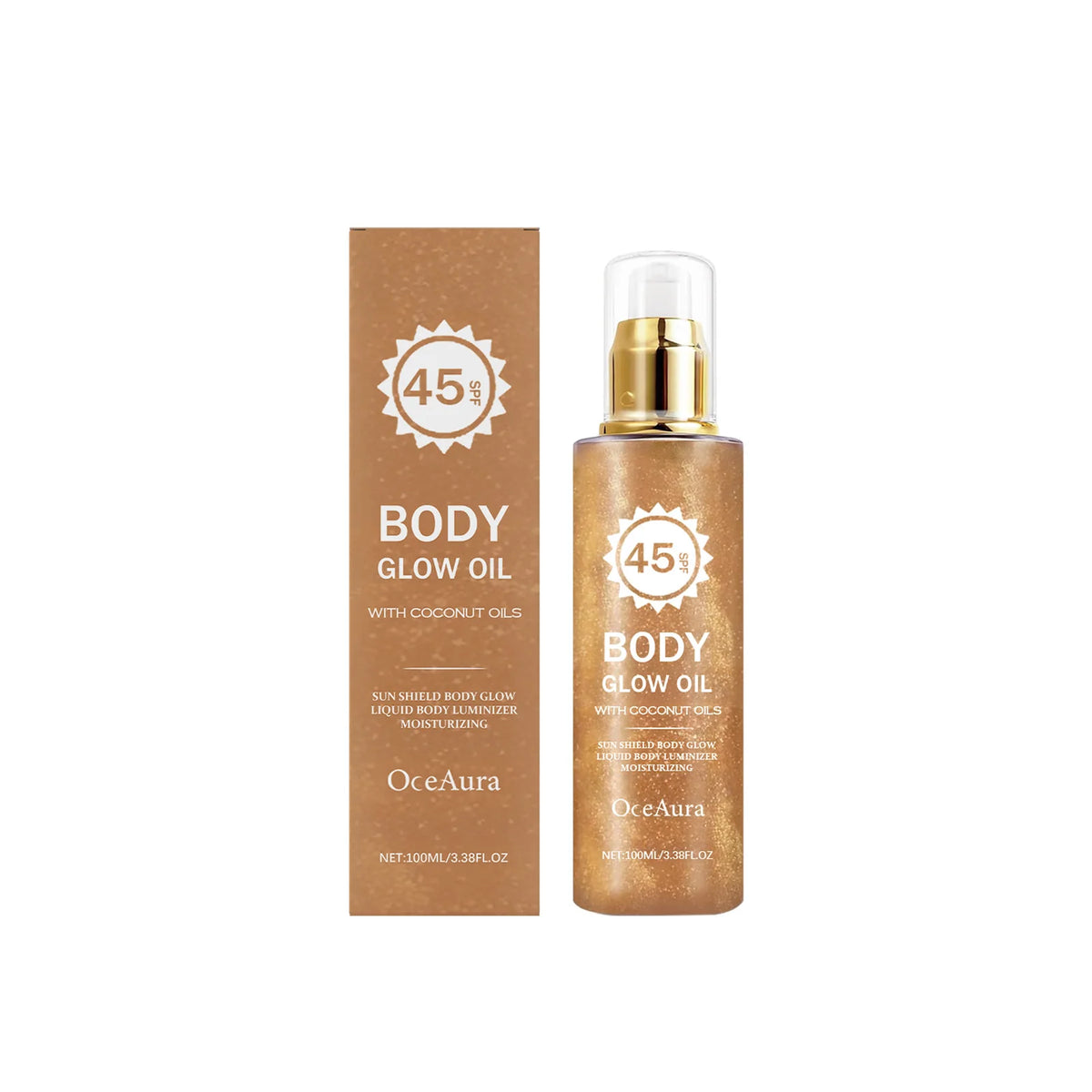 SPF 45 Shimmering Body Glow Oil