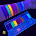 10-Color UV Glow Neon Face and Body Paint Palette