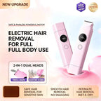 2-in-1 Painless Electric Shaver for Full Body Hair Removal