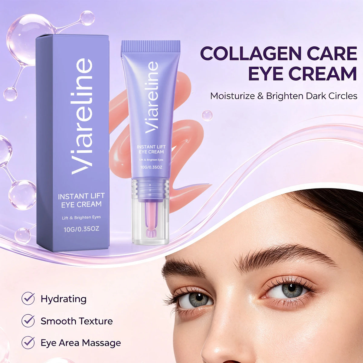 Brightening Collagen Eye Cream for Dark Circles and Puffiness