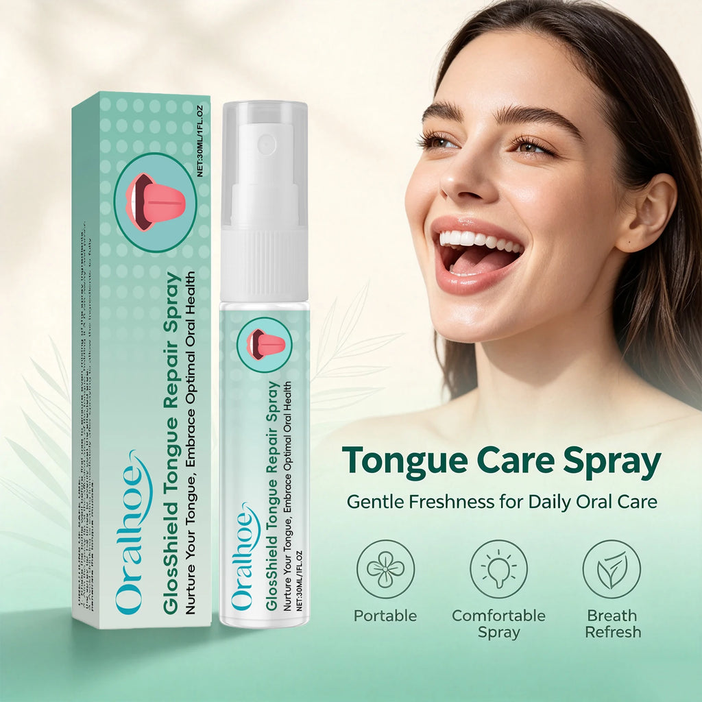 Refreshing Tongue Care Spray for Bad Breath and Oral Health