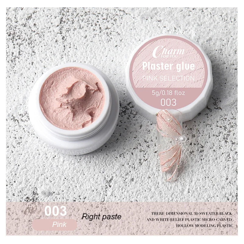 3D Plaster Effect Sand Texture Nail Art Gel - 19