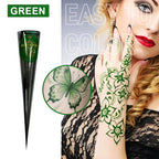 Natural Henna Tattoo Paste for Temporary Body Art