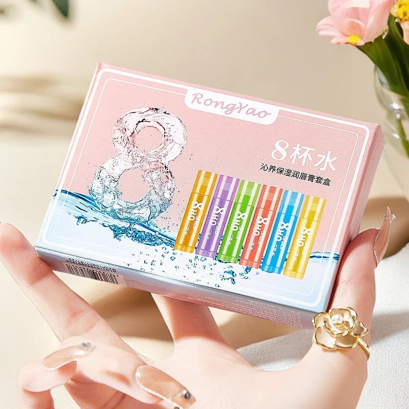 Hydrating Lip Balm Set for Dry and Chapped Lips