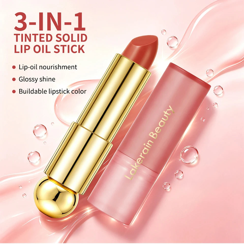 3-in-1 Tinted Hydrating Lip Oil Stick