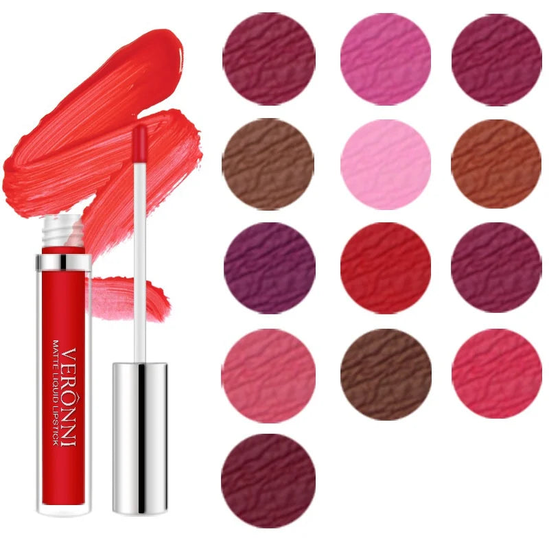 Long-Lasting Waterproof Matte Liquid Lipstick - 2