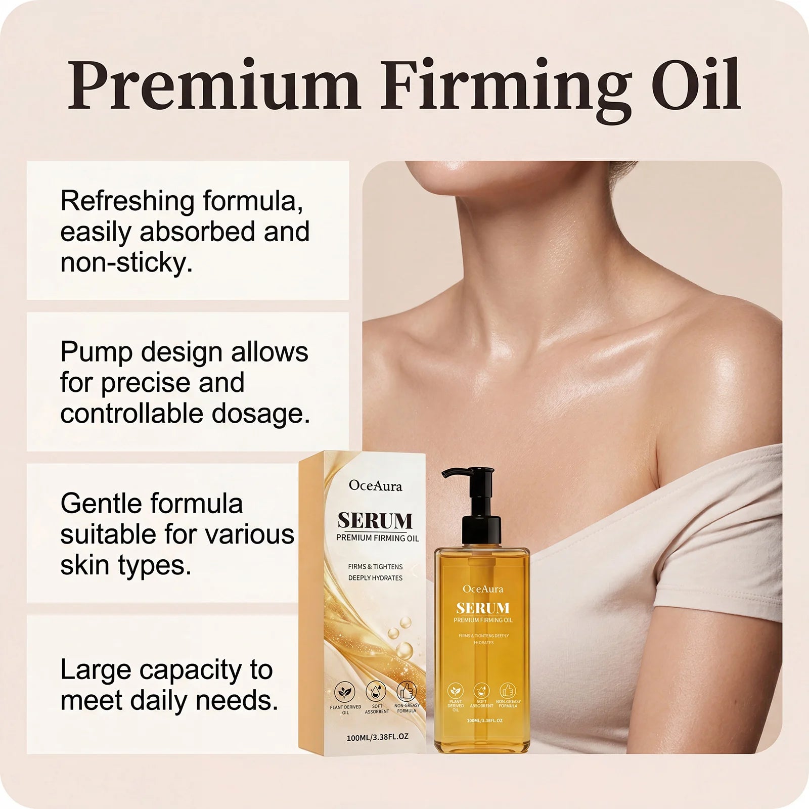 Firming Body Oil for Tightening and Smoothing Skin - 8
