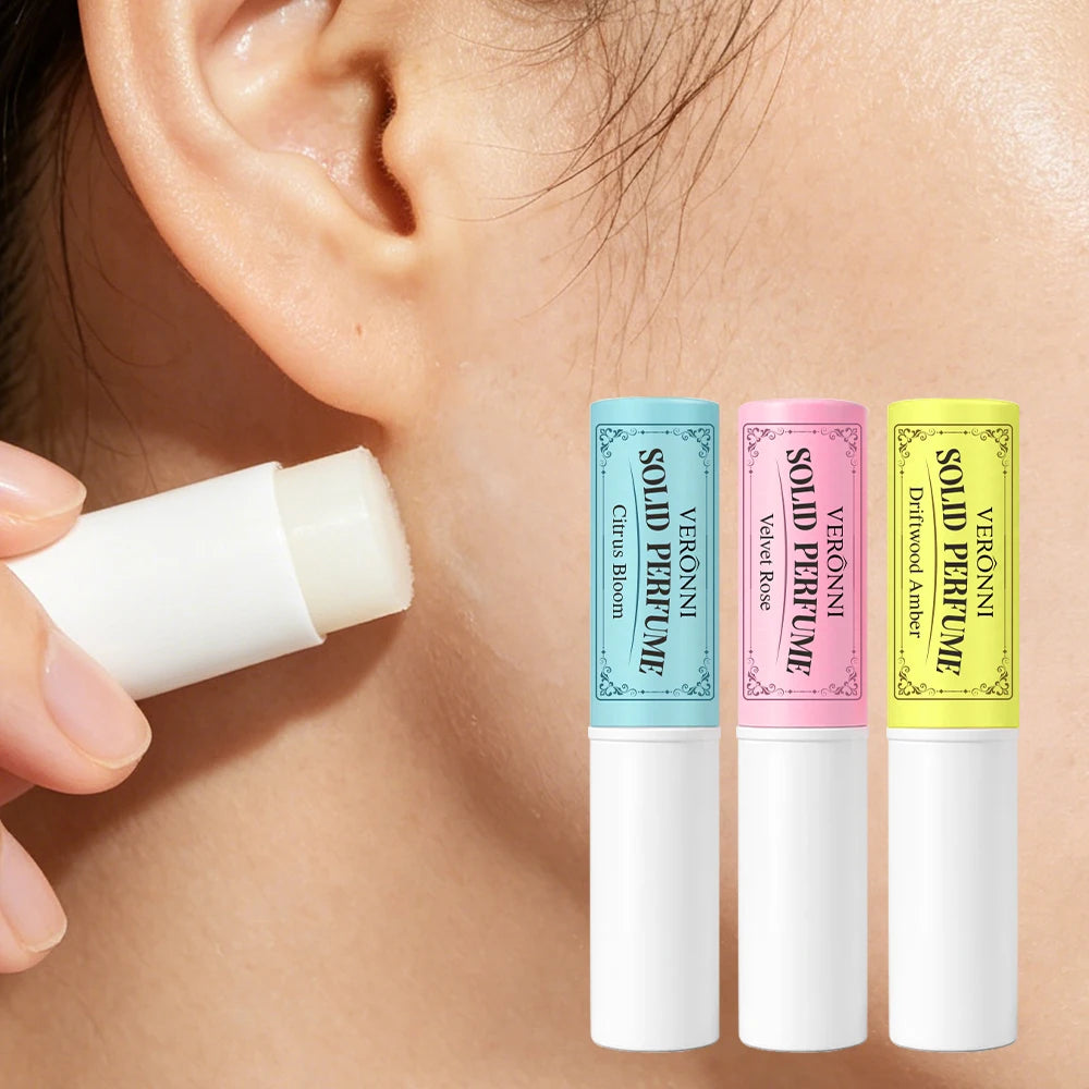 Portable Floral Solid Perfume Stick for Long-Lasting Fragrance - 3