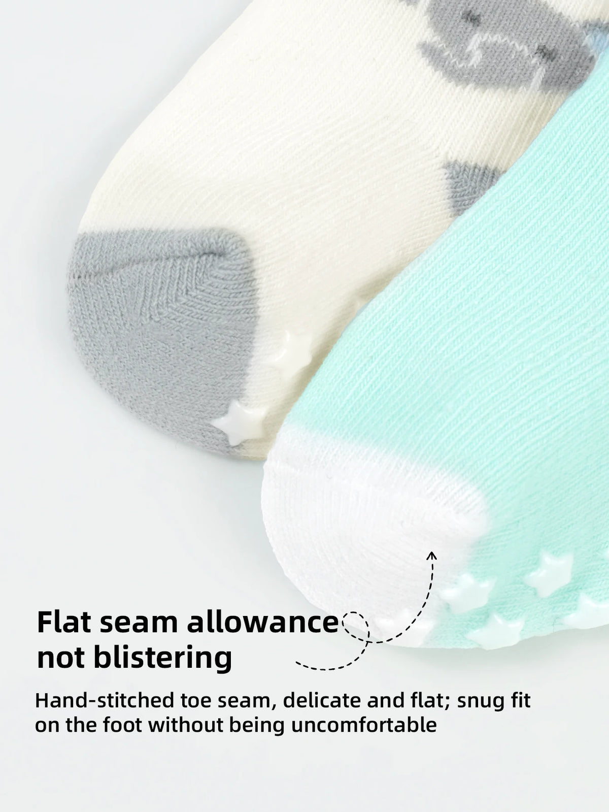 Anti-Slip Cotton Socks for Newborns and Infants