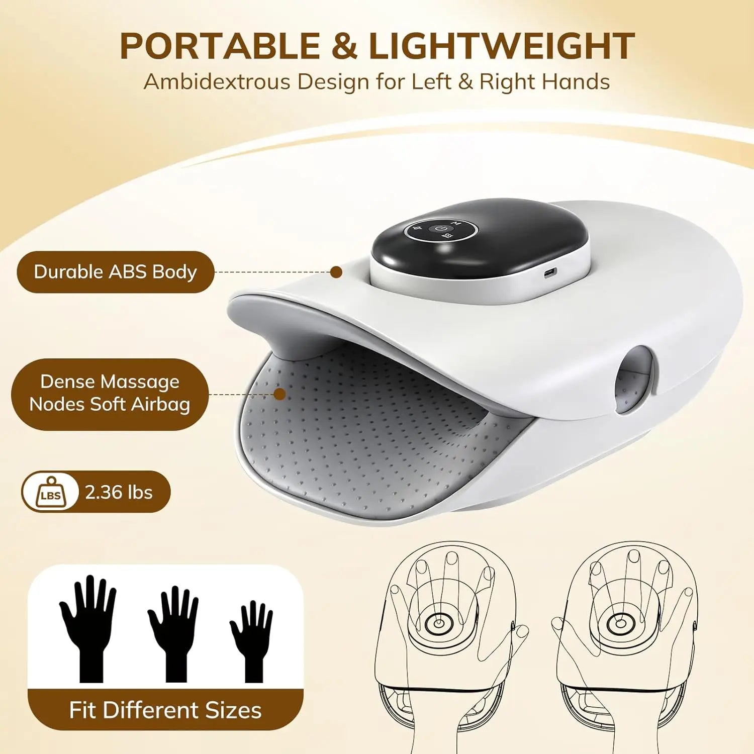 Electric Hand and Finger Compression Massager - 4