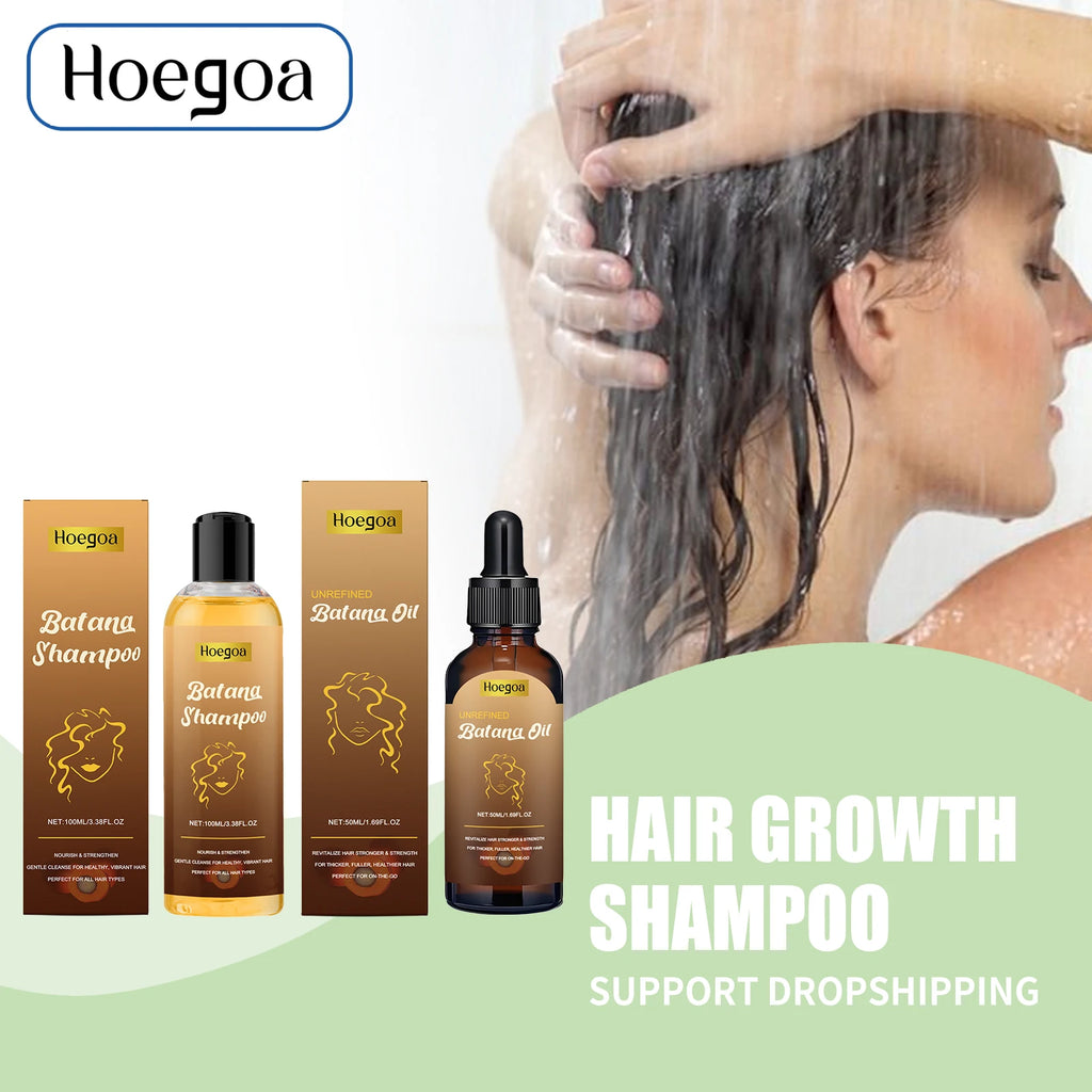 Batana Oil Hair Growth Shampoo and Treatment